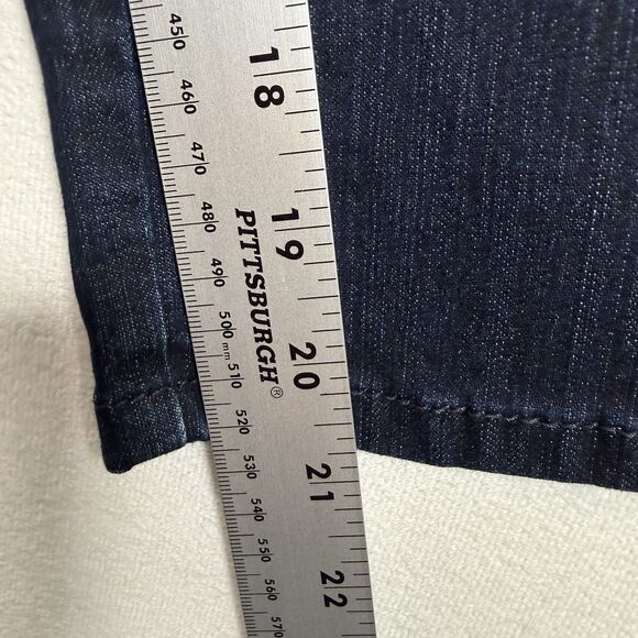 Gloria Vanderbilt Amanda Capri Jeans Womens 12 Blue Denim Stretch High Rise Elas - Picture 14 of 14